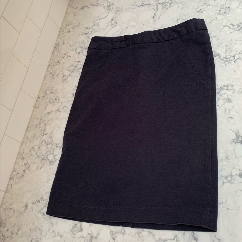 Blue Midi Skirt